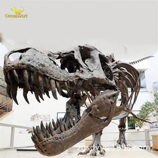大型仿真恐龙骨架室内博物馆恐龙骨骼化石展览雕塑制作厂家