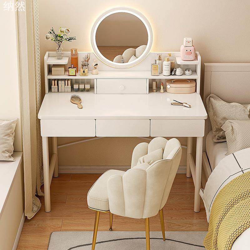 化妆桌小户型卧室简约化妆收纳一体网红in风床边桌子梳妆台,住宅家具,梳妆台/桌,淘宝优惠券,粉丝福利购,淘宝优惠卷