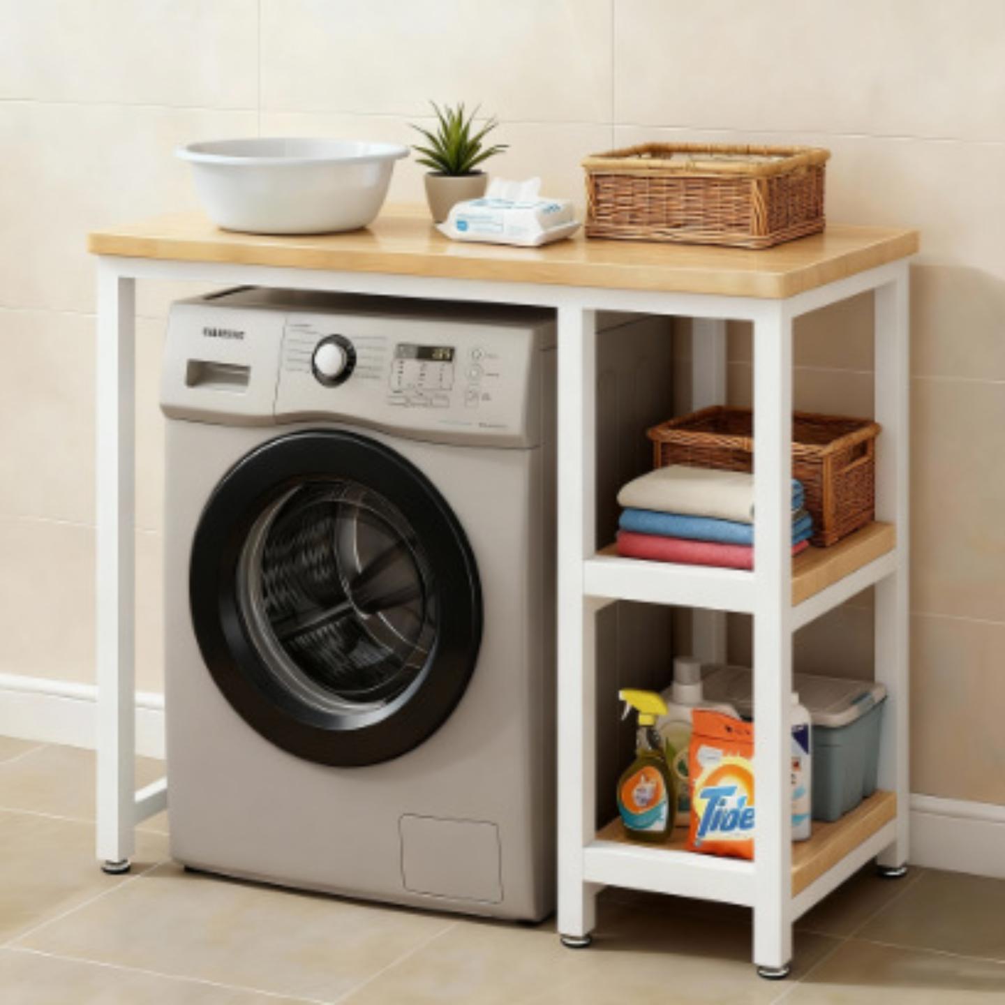 洗衣机上方落地收纳置物架