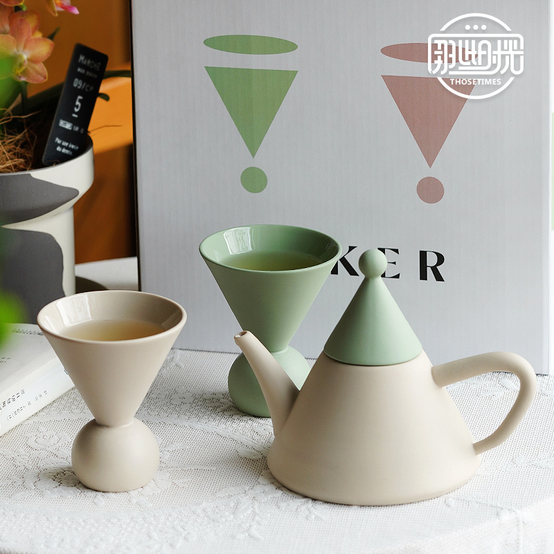 花茶具套装北欧式创意陶瓷茶具咖啡杯家用精致下午茶壶杯子送礼盒 餐饮具 花草茶具 原图主图