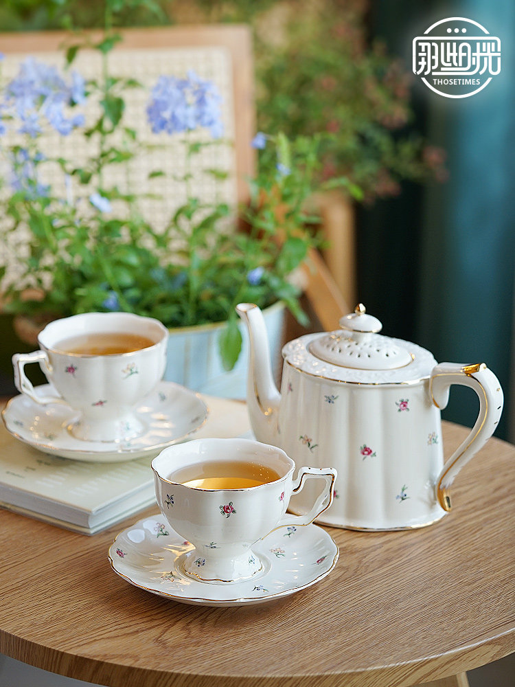 欧洲茶具咖啡壶套装小豪华英式下午茶杯茶具家用水杯水壶套装