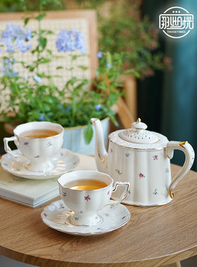 欧洲茶具咖啡壶套装小豪华英式下午茶杯茶具家用水杯水壶套装