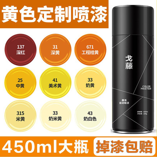 黄色喷漆手摇汽车轮毂