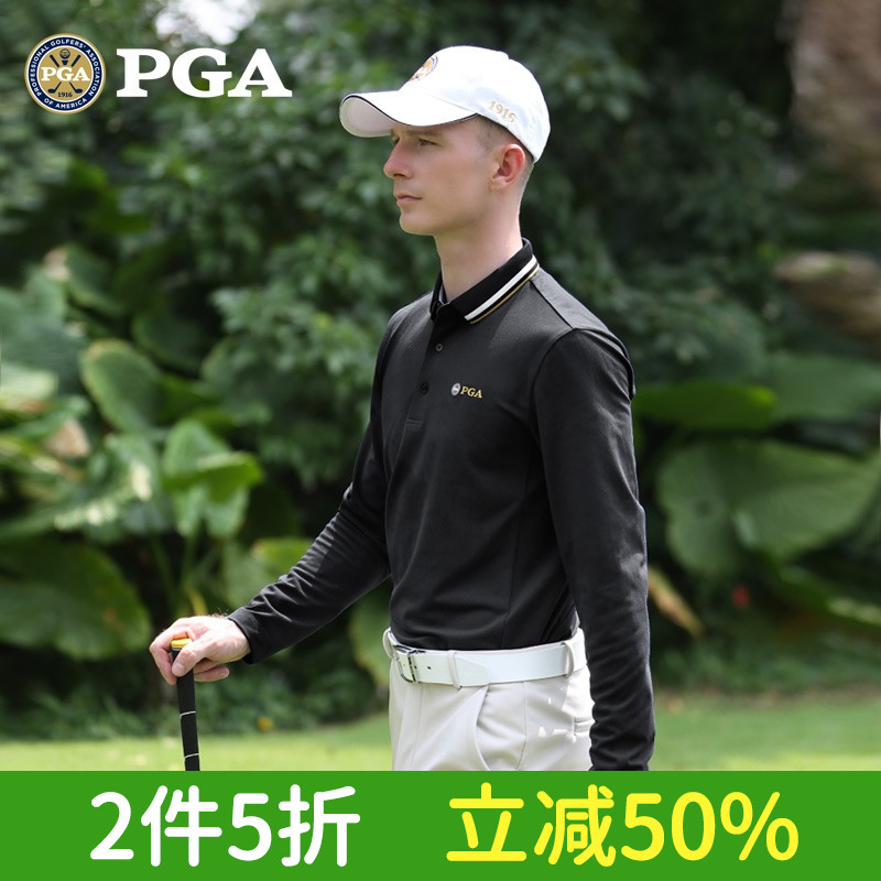PGA美国男士长袖冬季高尔夫服装