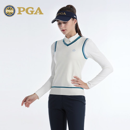 美国PGA女士毛织背心保暖
