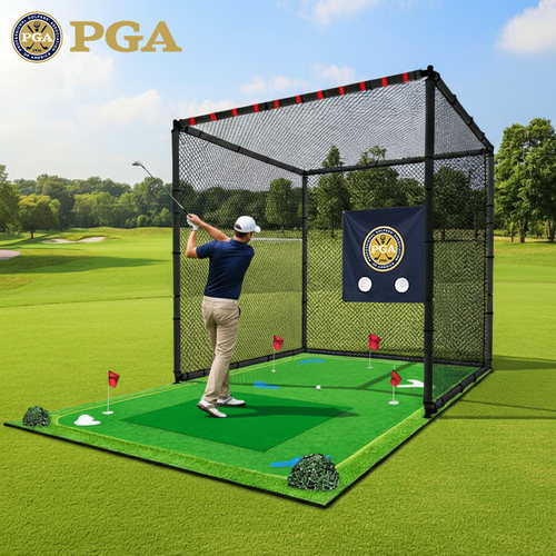 美国PGA室内高尔夫球练习网挥杆