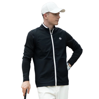 美国PGA高尔夫男士马甲拉链立领