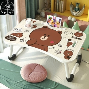 the bed folding Small computer dormitory table电脑 table