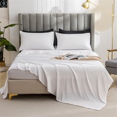 white bedsheet bed Soft sheet Bedspread bedcover coverlet