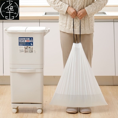 Garbage bags portable kitchen large trash can plastic bag