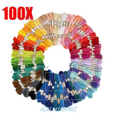 50/PCS Cross Stitch Cotton Embroidery Thread Floss Sewing