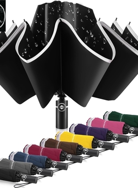 Inverted umbrella Automatic folding Reflective Sun Umbrella