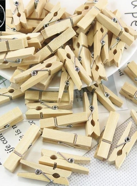 50 pcs Natural Wooden Pegs Clothes Pins Free Shipping