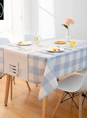 waterproof tablecloth plastic washable  table cover mat big