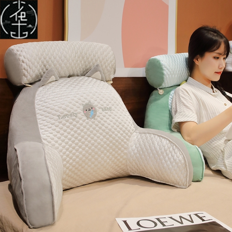 Sofa Large Backrest Cushion Waist Cushion Bed Long Triangle