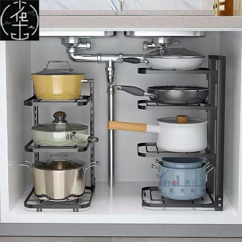 Kitchen storage rack Cookware rack Kitchen shelving置物架