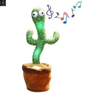 Lovely Dancing Cactus Doll Talking Toy Electron Plush Toy Sp