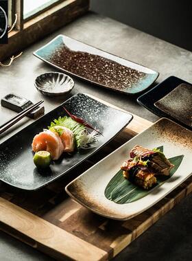 Japanese ceramic plates sushi dish tableware tray cutlery