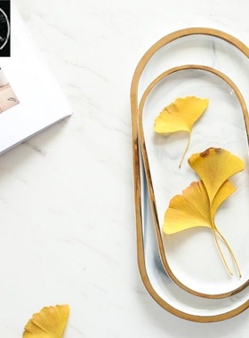 2024 new tray household creative cup cup tray marble