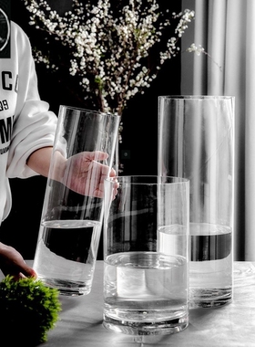 Vase furnishing articles flower arranging transparent glass