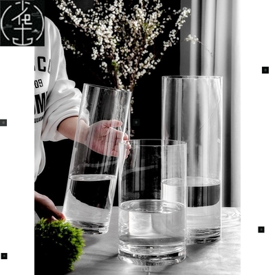 Vase furnishing articles flower arranging transparent glass