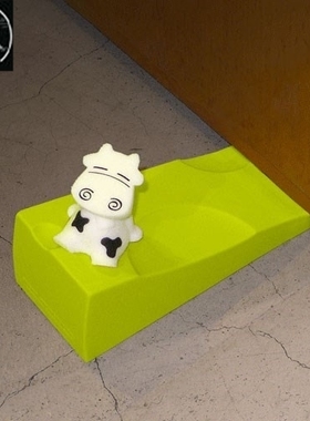 cute cartoon cow door stop stopper doorstop new