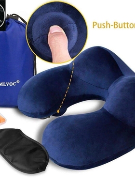 type a neck and neck pillow inflatable plane travel u type