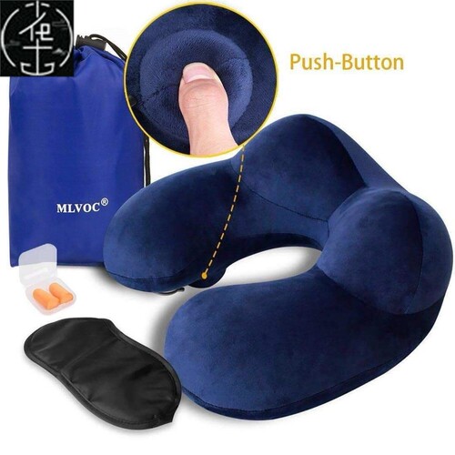 type a neck and neck pillow inflatable plane travel u type
