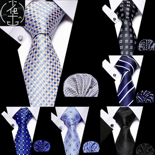 Necktie 2024 Ties Set Classic Neckties Men For Tie Neck Mens