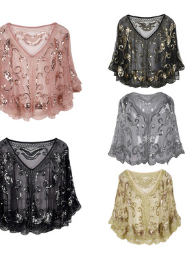 Vintage 1920s cardigan prom party dress Prom shawl Gatsby