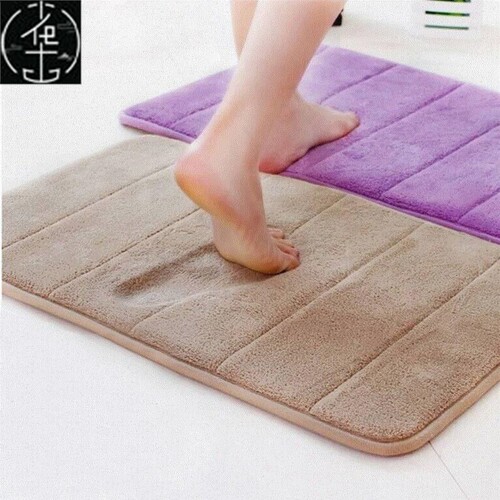 thick memory foam slow rebound mat bathroom carpet mat kit
