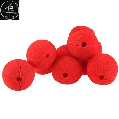 10Pcs Adorable Red Ball Sponge Clown Nose for Party Wedding