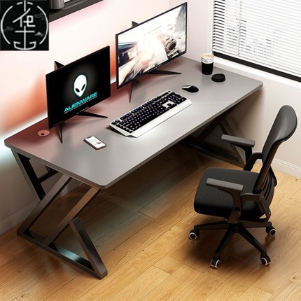 Desk simple office computer table home wooden study desk书桌