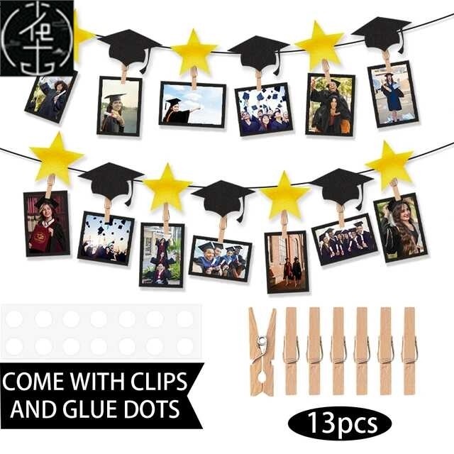 Graduation Photo Banner Class of 2024 Congrats Grad Paper