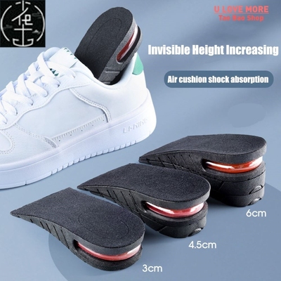 Height Increase Insoles for Men Women Elevator Shoes Cushion