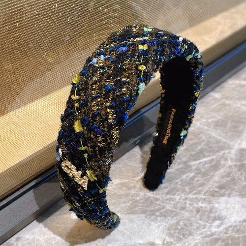 香香风cha粗花呢高颅顶发箍