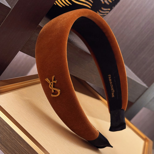 美拉德YS焦糖棕咖色加宽发箍