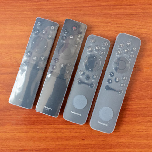 适用海信电视遥控器套 高清透明硅胶套 防尘防水防摔摇控板保护套