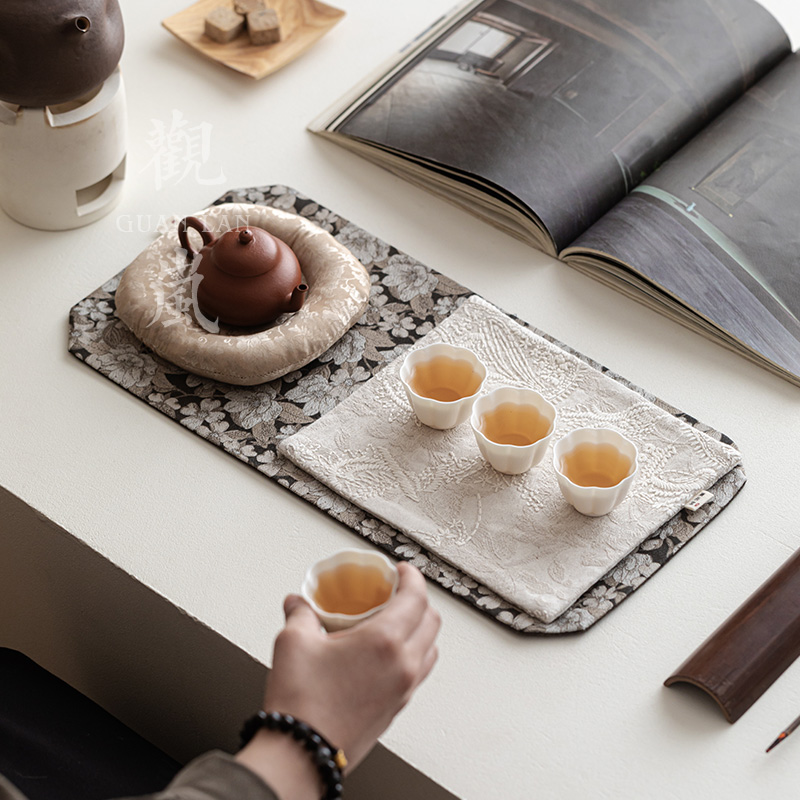 观岚锦簇繁花茶席干泡席