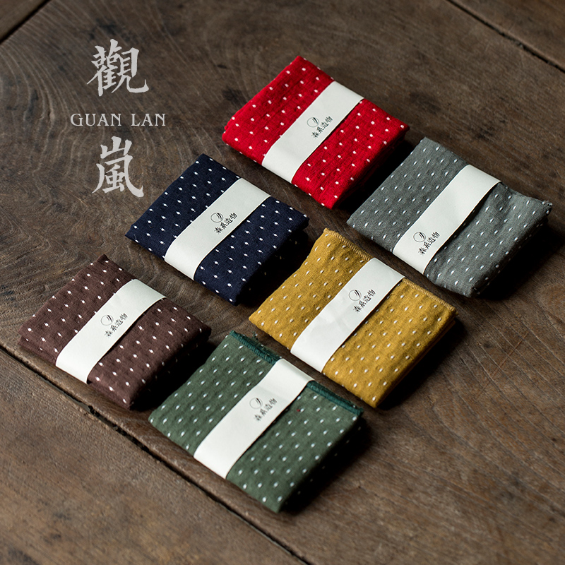 观岚茶布茶巾茶壶垫布中式专用功夫茶具配件高档纯棉茶巾布吸水强,餐饮具,茶巾,淘宝优惠券,粉丝福利购,淘宝优惠卷