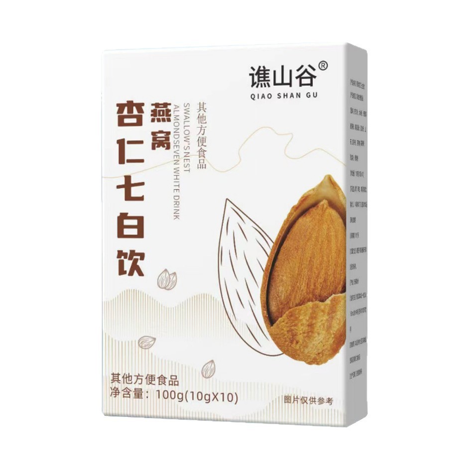 源头燕窝杏仁七白饮100g优质原料平台