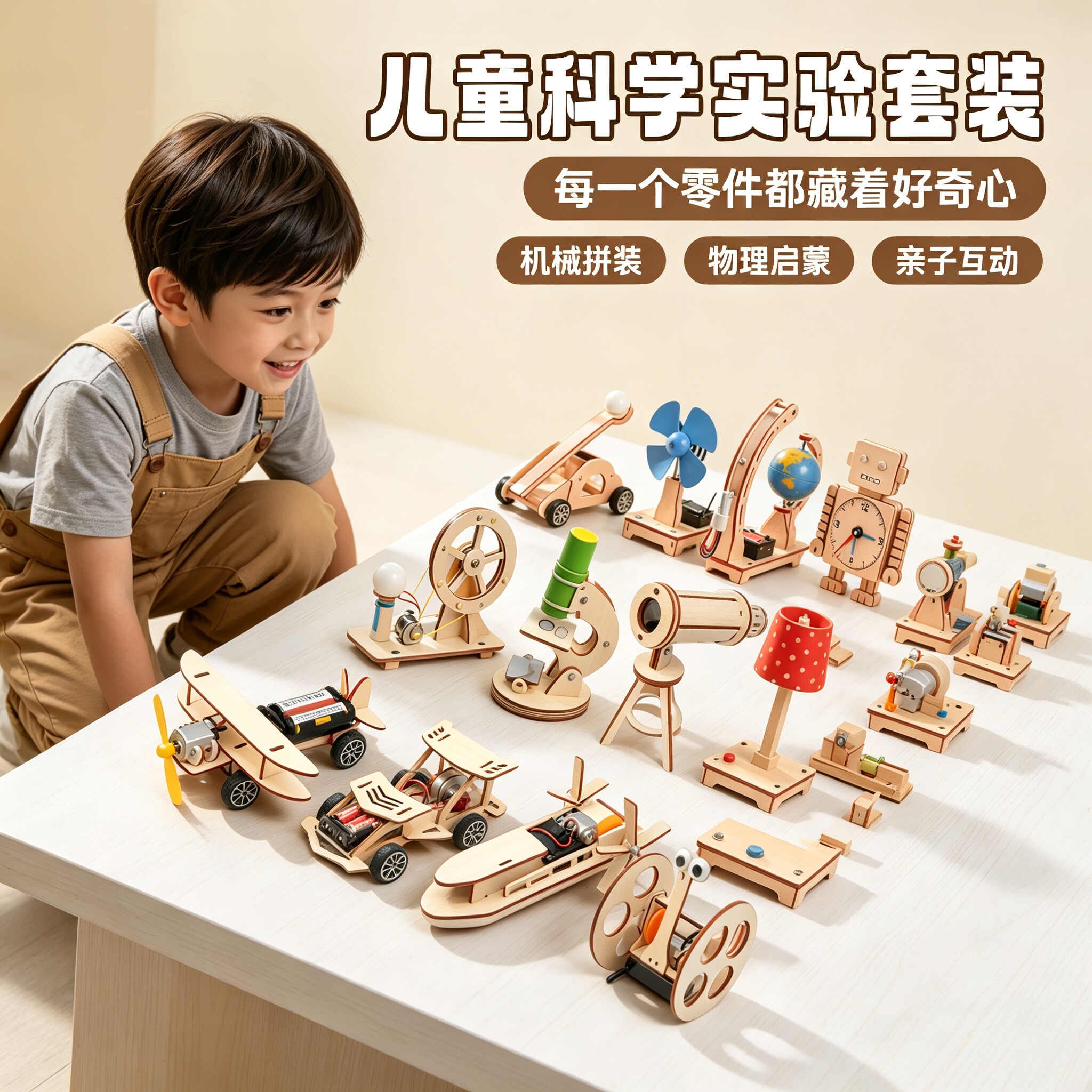 儿童科学实验DIY益智玩具套装