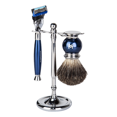 复古手动剃须刀男老式刮胡刀德国男士复古五层刀片送礼盒包装生日