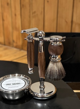 GOLDSMITH（健康）手动剃须刀男老式刮胡刀送礼五层刀片德国礼盒