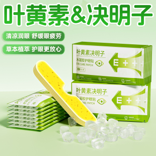 叶黄素冰敷眼罩舒缓眼疲劳干涩草本精华穴位冷敷水凝胶眼贴l