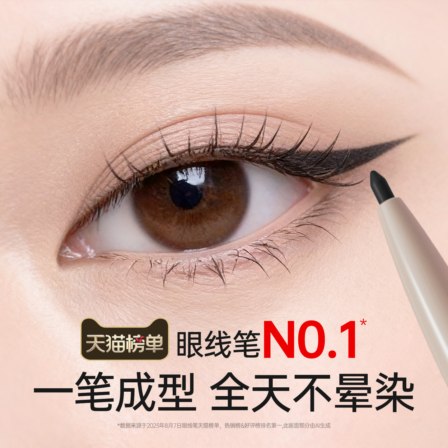 双头眼线胶笔女防水防汗持久不晕染刀锋新手初学者正品官方旗舰店