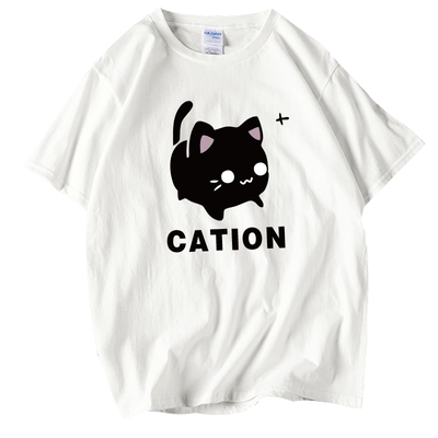 化学元素阳离子纯棉短袖T恤定制