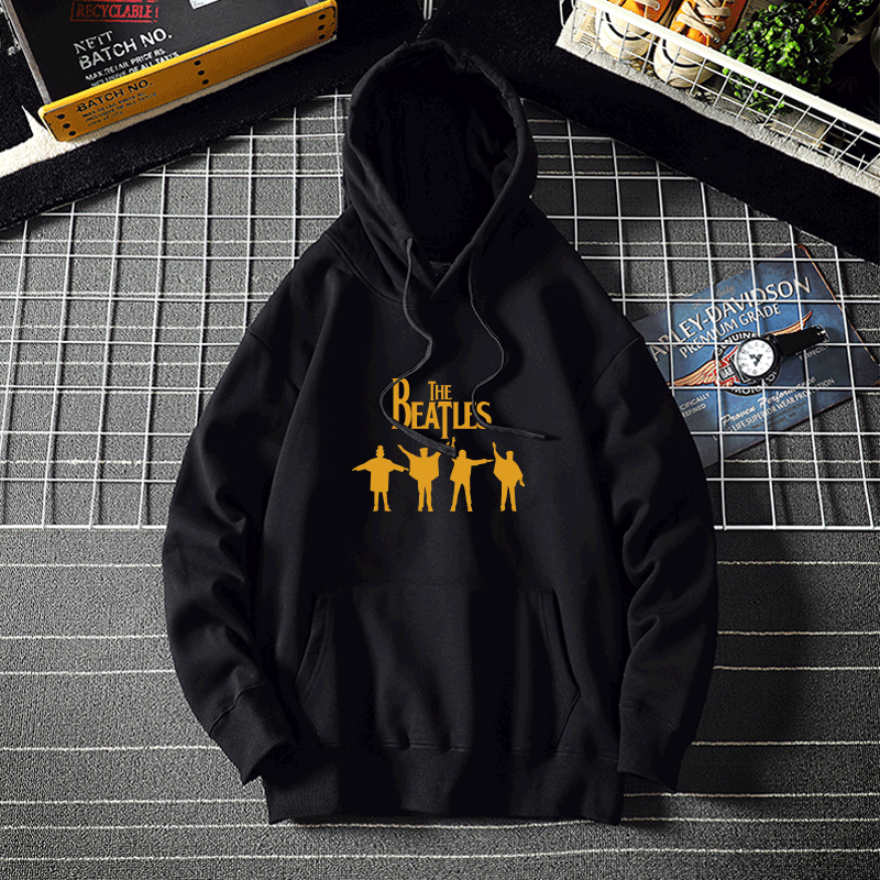 披头士摇滚音乐连帽卫衣