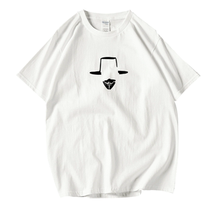 V字仇杀队t恤男短袖新款V怪客来袭体恤衫纯棉夏季半截袖男士经典