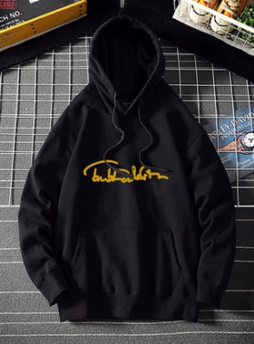 汤姆希德勒斯顿Tom Hiddleston抖森烫金签名粉丝应援连帽卫衣男女